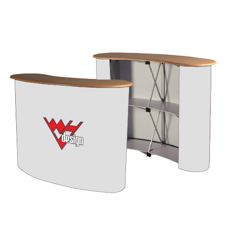 Messetheke Pop-Up | 2x2 | einseitig bedruckt