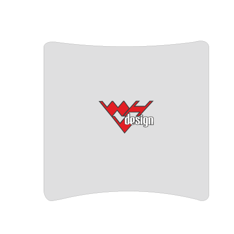 Textilwand ALU | 240er gebogen | einseitig bedruckt