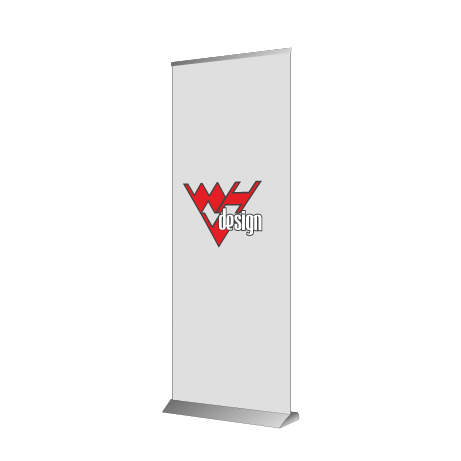 Roll-Up Deluxe | B 85 cm x H 153 - 200 cm | einseitig bedruckt